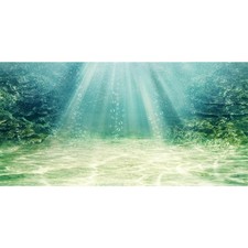 AWERT 48x24 inches Aquarium Background Aquatic Plant Bubble Underwater Ocean ...
