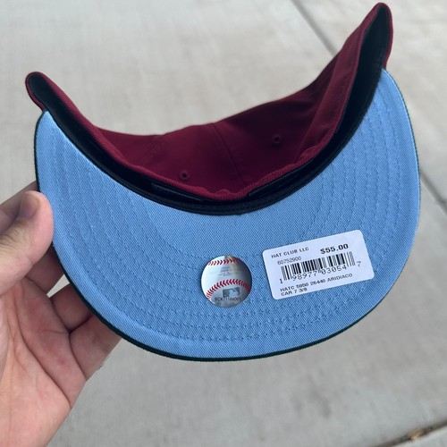 7 3/8 Hat Club Para Mi Gente Arizona Diamondbacks Fitted Hat Size Wilder Fitted - Picture 2 of 3