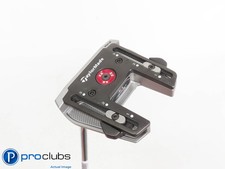 Nice Left Handed TaylorMade Spider GT MAX Silver Single Bend 35" Putter 400069