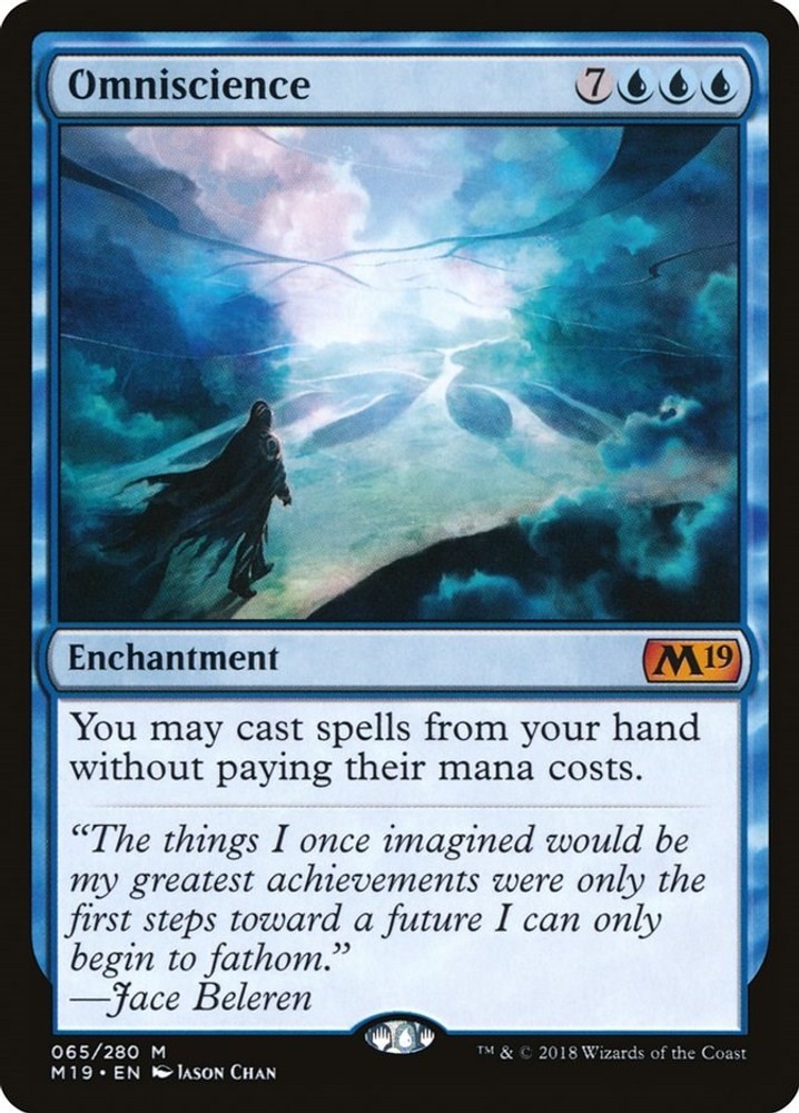 Omniscience Normal [M19 - 65] LP MagicCore Set 2019