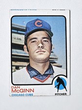 DAN McGINN VINTAGE 1973 Topps Baseball Card # 527 - Chicago Cubs