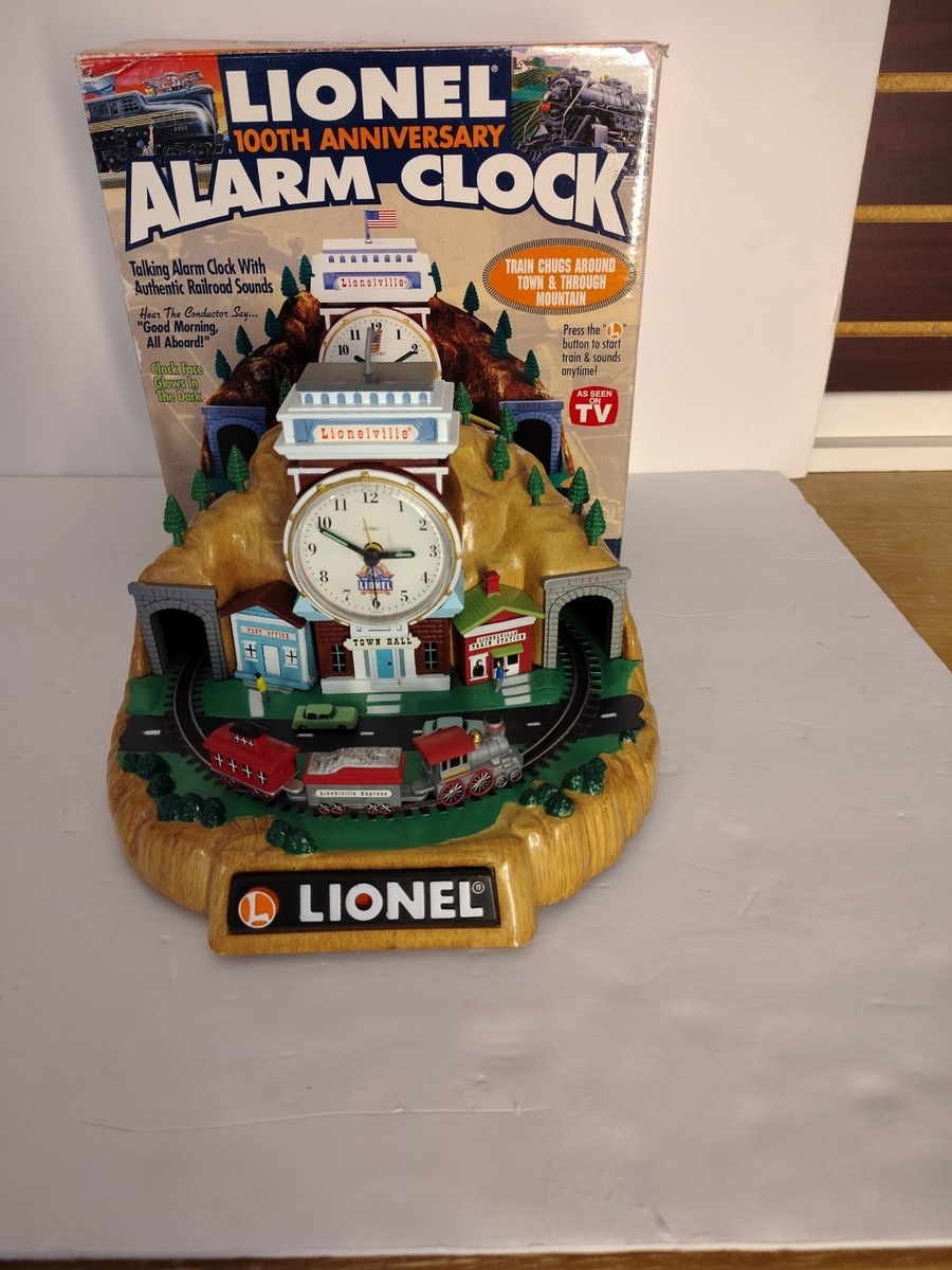 Lionel Trains 100th Anniversary Animated Talking Alarm Clock - | eBay