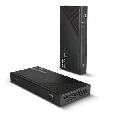 Lindy 150M Cat.6 Displayport 1.2 USB IR und RS-232 HDBASET KVM Extender. Typ: T