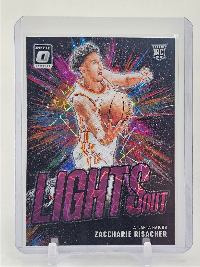 ZACCHARIE RISACHER 2024-25 OPTIC LIGHTS OUT ROOKIE PINK VELOCITY /79 Q3701