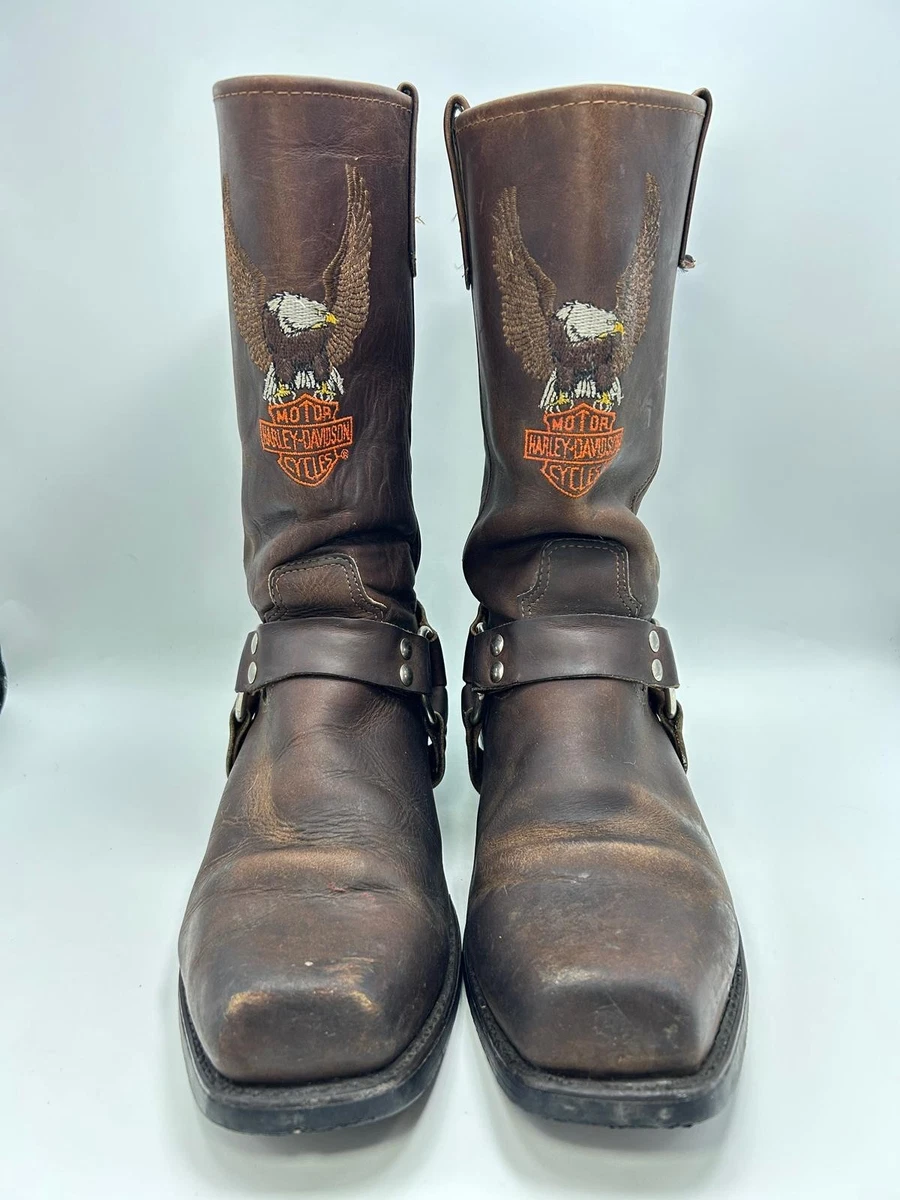 Harley-Davidson Brown Biker Boots for Men for Sale - Shop New