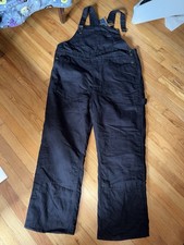 Bass Creek Outfitters Mens Insulated Coveralls Black Heavy Duty Workwear XL NEW