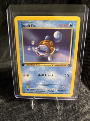 Pokémon TCG Squirtle Team Rocket 1st Edition 68/82 Lightly Played (LP)