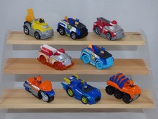 Lot of 8 Paw Patrol Mighty Pups True Metal Diecast Cars - Chase Marshall Zuma