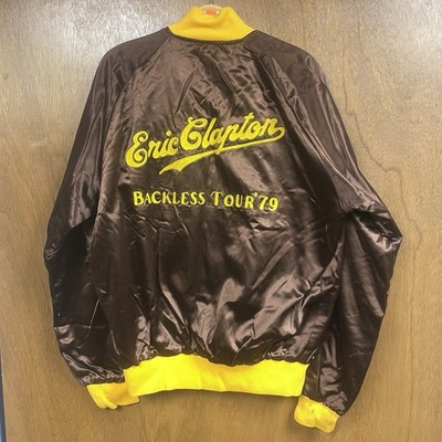 Vintage 70s Eric Clapton Tour Jacket Size Medium RSO Chainstitch Rock Band 1979