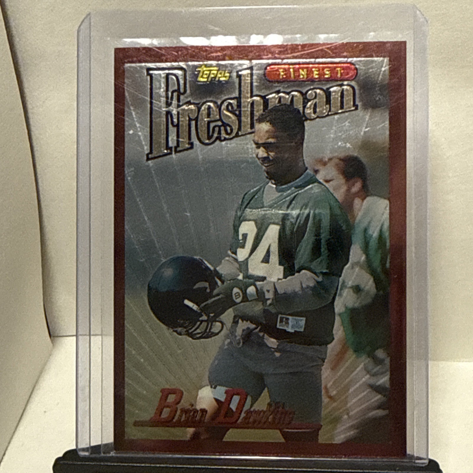1996 Topps Finest - Brian Dawkins #344 (RC)