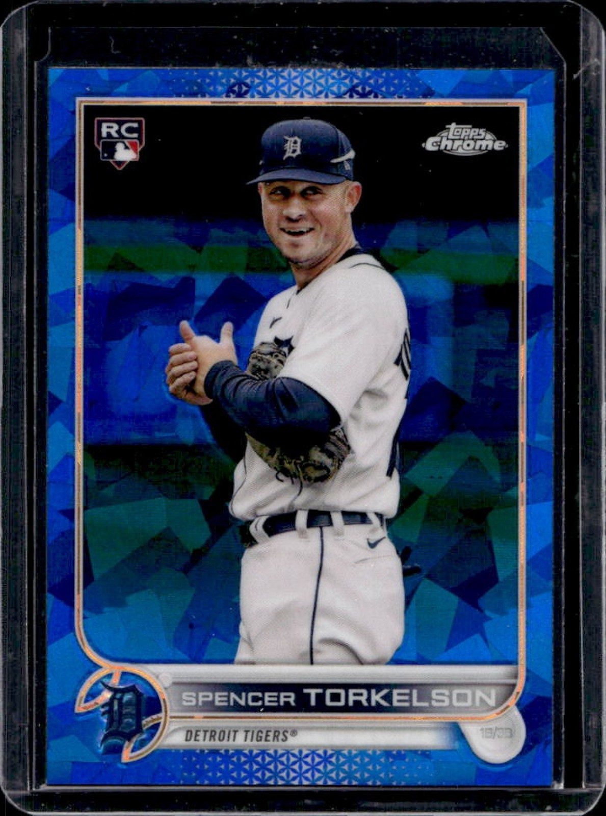 2022 Topps Chrome Sapphire Spencer Torkelson RC Rookie #151 Tigers