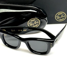 Ray-Ban X A$AP Rocky Wayfarer Puffer Ultra Black Sunglasses Awge RB4940 601/87