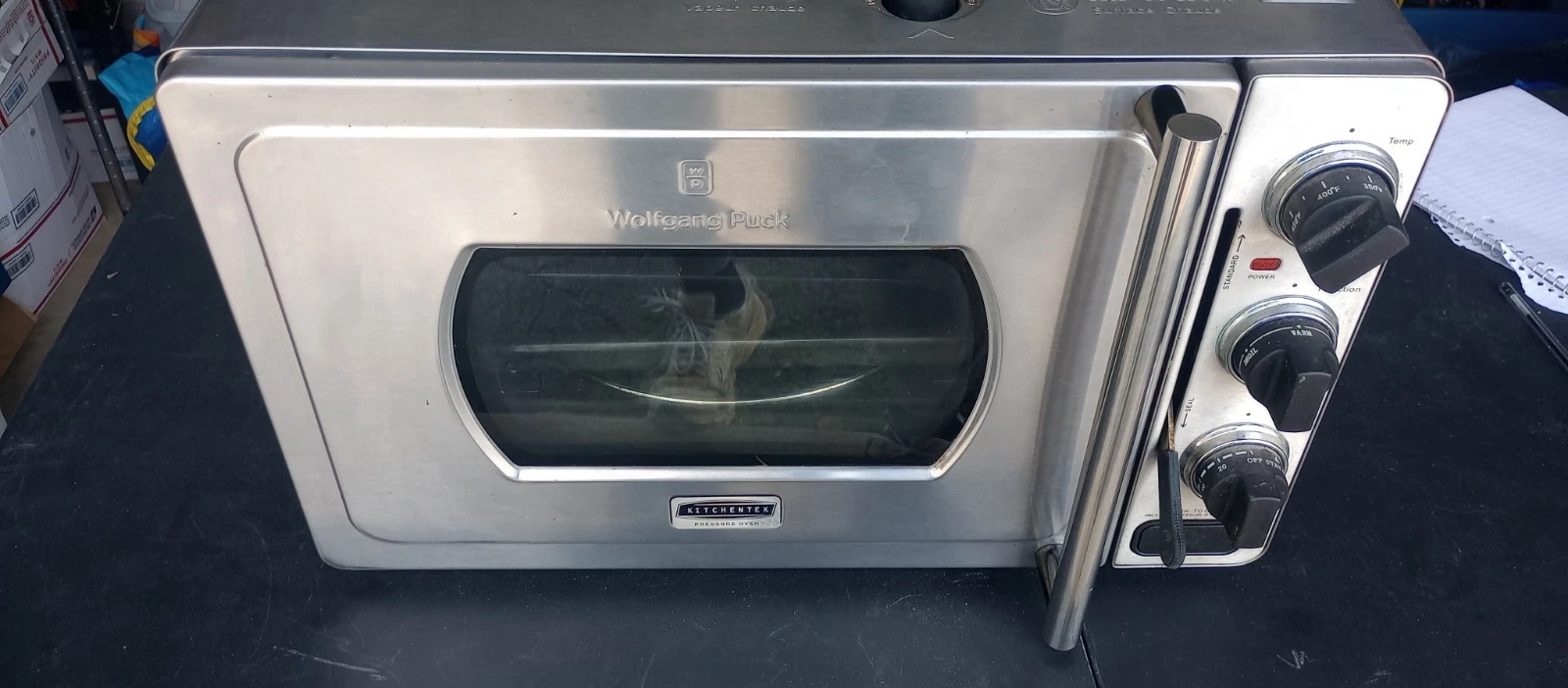 Wolfgang Puck Counter Top Pressure Oven Cooker Kitchentek WPROR 1002-A 1600W