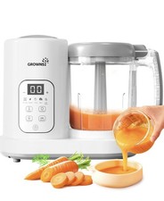 GROWNSY Baby Food Maker  Baby food Processor  All-in-One 7-in-1 White BL603