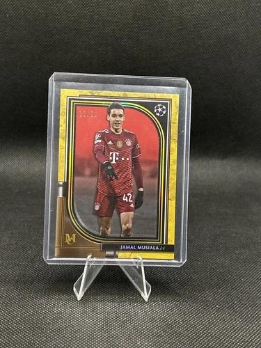 2021-22 Topps Museum Collection UCL Gold /50 Jamal Musiala #66 Fc Bayern München
