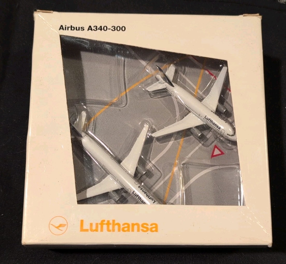 Herpa Wings Lufthansa Box Set Airbus A340-300 A321 A319-#516648 Old Store Stock 