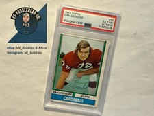 1974 Topps #32 DAN DIERDORF NFL Cardinals - PSA 5/Auto 10