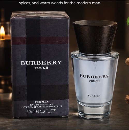 Burberry Touch for Men Eau de Toilette Natural Spray 1.6 fl oz Long Lasting