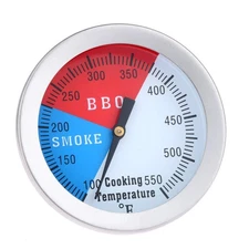 2 Grill Thermometer Temp Gauge BBQ Smoker Lid Heat Temperature Indicator