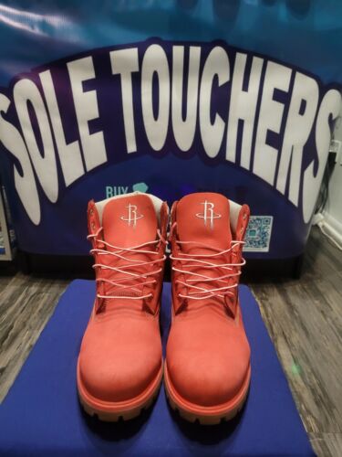 Size 12 Timberland 6" × Houston Rockets No Box - Picture 2 of 9