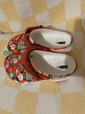 Crocs Classic Red/White Coca-Cola Clogs Men size 9 - Women  display picture 2