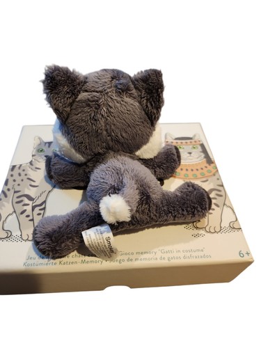 SMOKEY Il Gatto RUSS Peluche Grigio Peluche 4" Usato in ottime condizioni - Foto 4 di 5