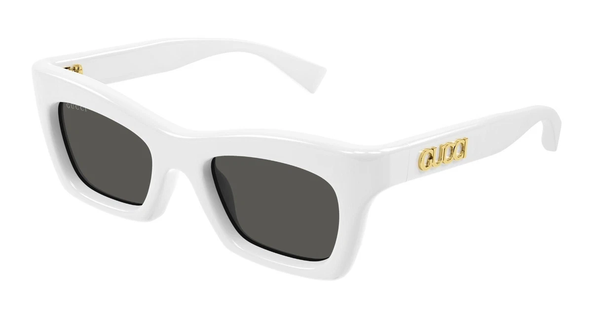 NWT Gucci GG2015S White Oversized 59mm Sunglasses Gucci Oversized White Sunglasses for Women | eBay main image 2