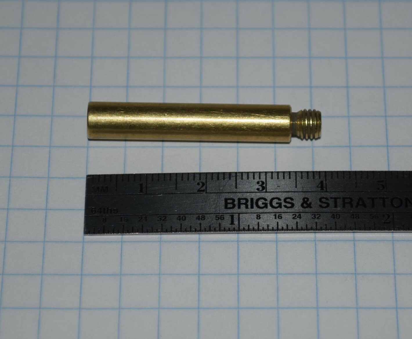 Sousaphone Valve Stem, Older 14K & 36K Conn Sousaphones, 1 each Brass