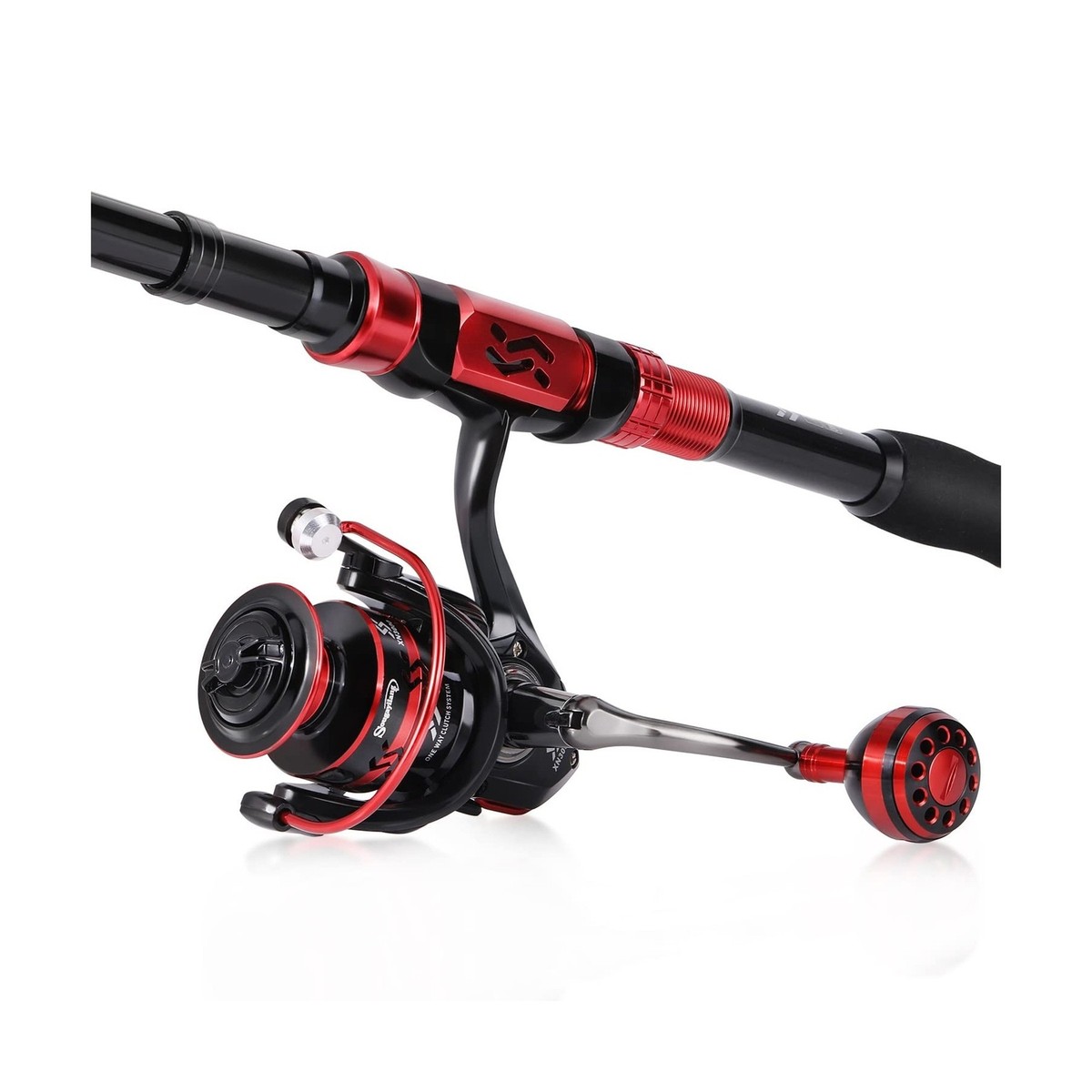 Sougayilang Moulinet ME430 pour pêche à la carpe, 11000/12000, grande capacité de pêche, moulinets de pêche pour surf/carpe, 13 1BB lisses et puissants, rapport de transmission 4,6:1 pour eau douce