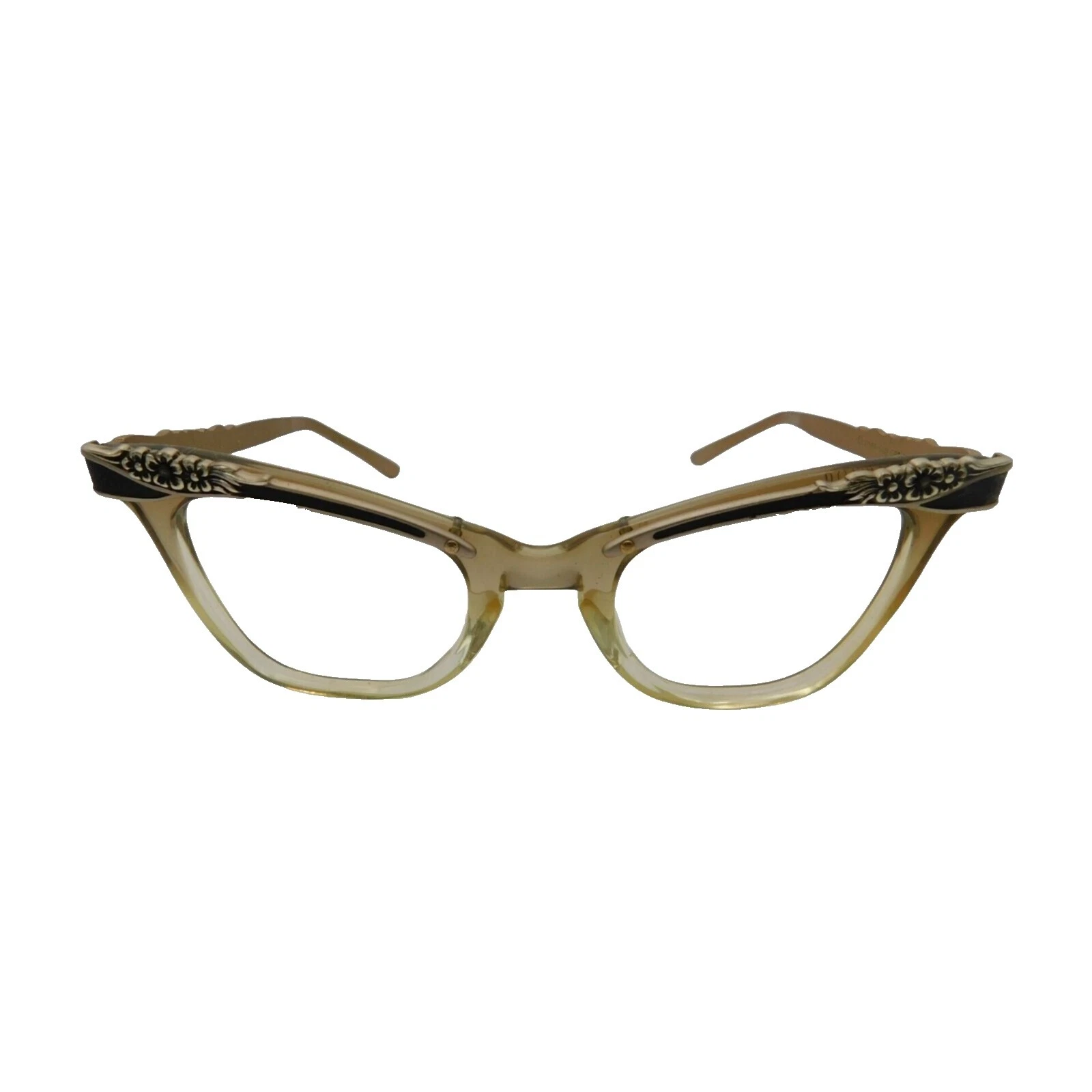 Marco de plástico de ojo de gato vintage Gafas