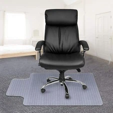 Office Chair Mat Floor Computer Desk Carpet PVC Plastic Clear Protector 120x90cm