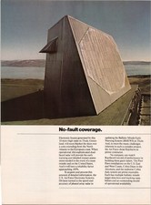 Raytheon BMEWS Early Warning Radar Thule Greenland Vintage 2 Page Print Ad 1986