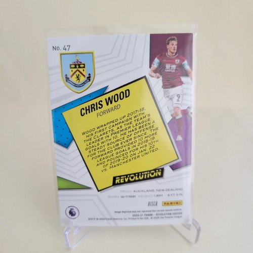 2020/21 PANINI REVOLUTION CHRIS WOOD DISCO #47 BURNLEY - Picture 2 of 2