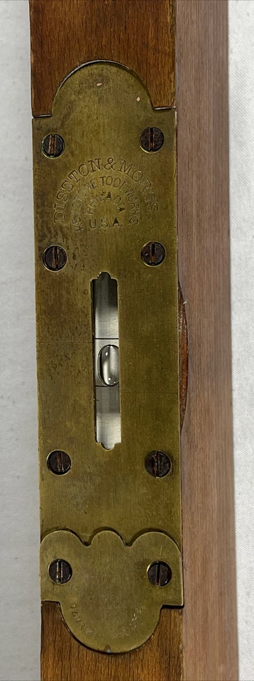 Antique Disston & Morss Level 26 3/8” Long-  Pat. Mar 12, 1878 - Image 4 of 4