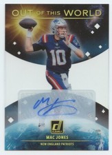 2021 Clearly Donruss Mac Jones Out of this World Autograph AUTO Rookie RC #D /15