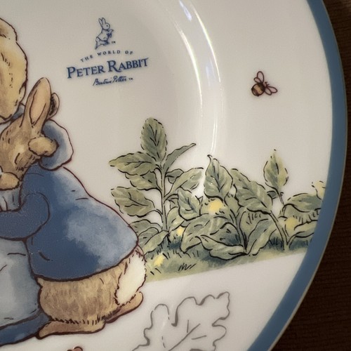 Beatrix Potter Peter Rabbit Easter Salad Side Plates 8in Porcelain Set of 4 New - Picture 4 of 5