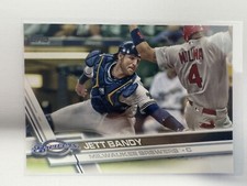 2017 TOPPS BASEBALL UPDATE JETT BANDY US266 MILWAUKEE BREWERS
