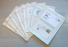 U.S.S. Billfish Cover Collection Lot / 12 plus Post Card on Homemade Album Pages