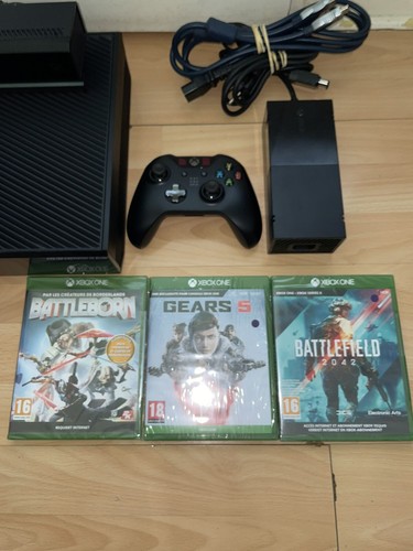 Console Xbox One - Edition Day One 2013 Kinect Loose Noire PAL Microsoft + 3jeux - Picture 3 of 14