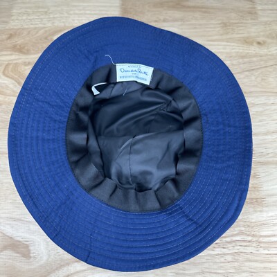 Vtg Boy Scout Oscar De La Renta Blue Bucket Hat Cap Size  display picture 3
