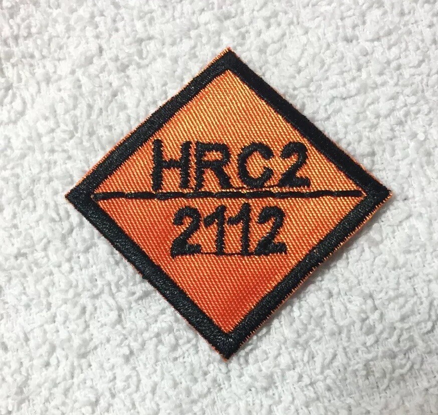 10 FR NFPA 2112 Iron On Patch / Tag Fire Retardant Pants Shirt Jacket - Foto 9