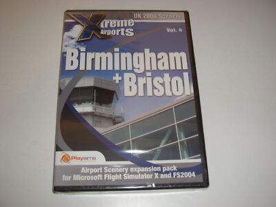 Xtreme Flughäfen BIRMINGHAM + BRISTOL PC Add-On Flugsimulator X 2004 FSX NEU