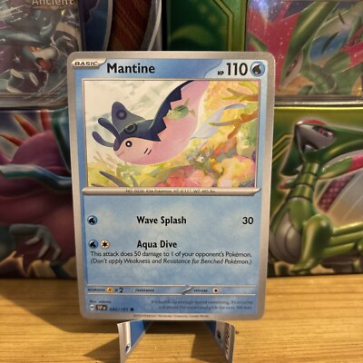 17p Auctions: Mantine 40/191 Common Regular | S&V: Surging Sparks - Pokémon TCG