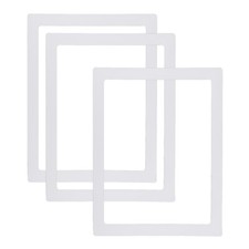 8x10 Magnetic Picture Frame, 3pcs Magnetic Frame for Refrigerator Photo, White