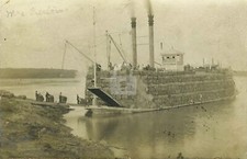 Camden Arkansas Riverboat RPPC Postcard Copy