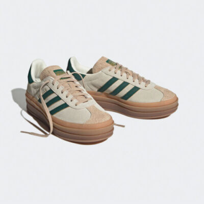 【adidas】 Women Originals Gazelle Bold Magic Beige Adidas Originals Gazelle Bold W Green Magic Beige Women's