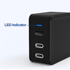 SZPOWER 65W GaN 3 Port USB C Wall Charger (IL/RT6-16627-SZ-65W3P-NOB)