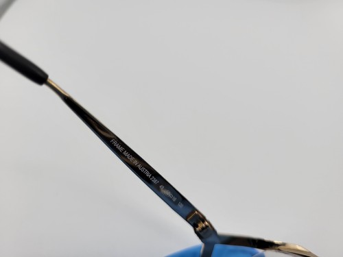 Vintage Christian Dior 2387 Austria Gold Round Eyeglasses FRAMES ONLY 55-16-120 - Picture 16 of 17