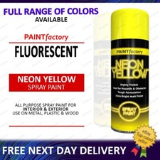 Fluorescent Bright Neon Spray Color Paint Aerosol DIY Matt Hi Vis 400/200ml - N4