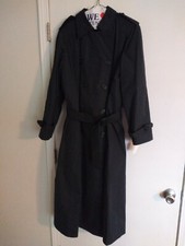 Women's Blue Coast Guard Raincoat With Removable Liner Size 8 Long Nwt Heavy
